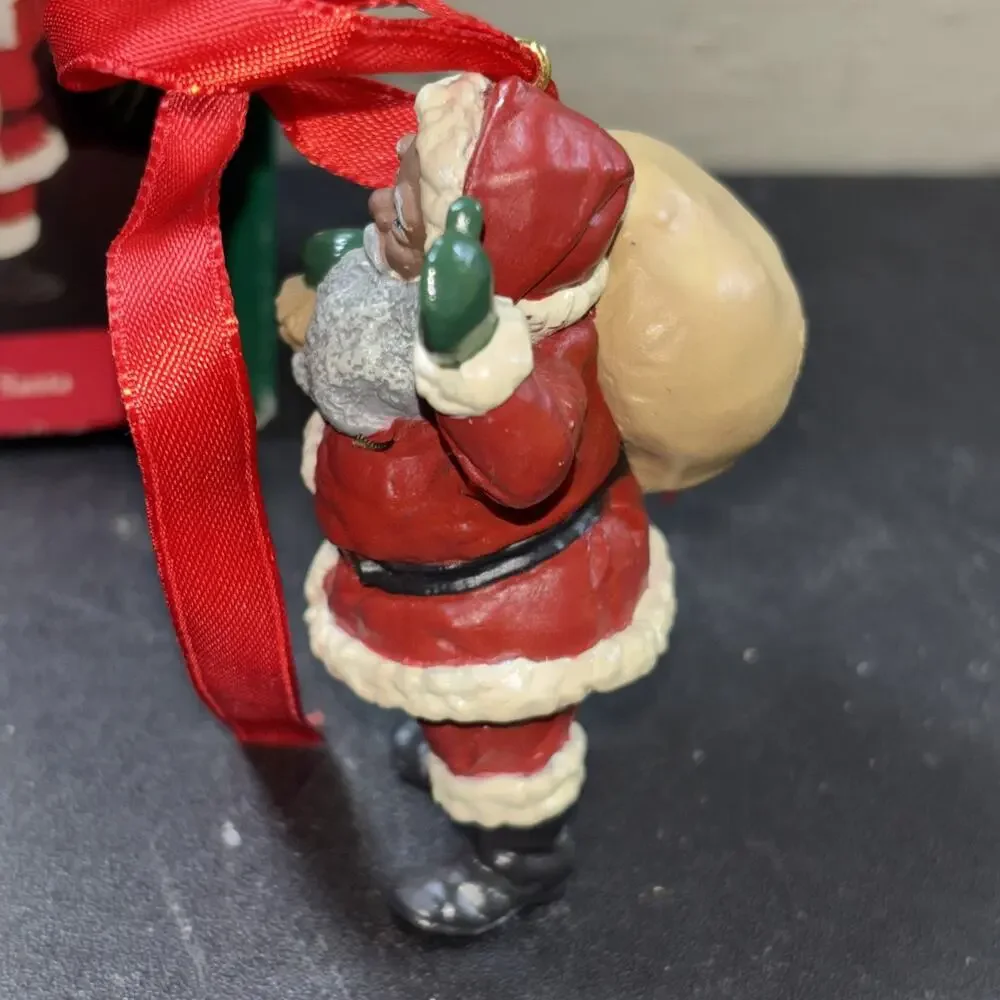 Vtg Hallmark Keepsake Ornament: Cheerful Claus Vintage 1992
